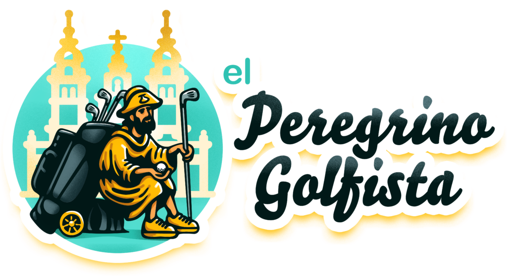 Logotipo el Peregrino Golfista, haz el camino de santiago jugando al golf